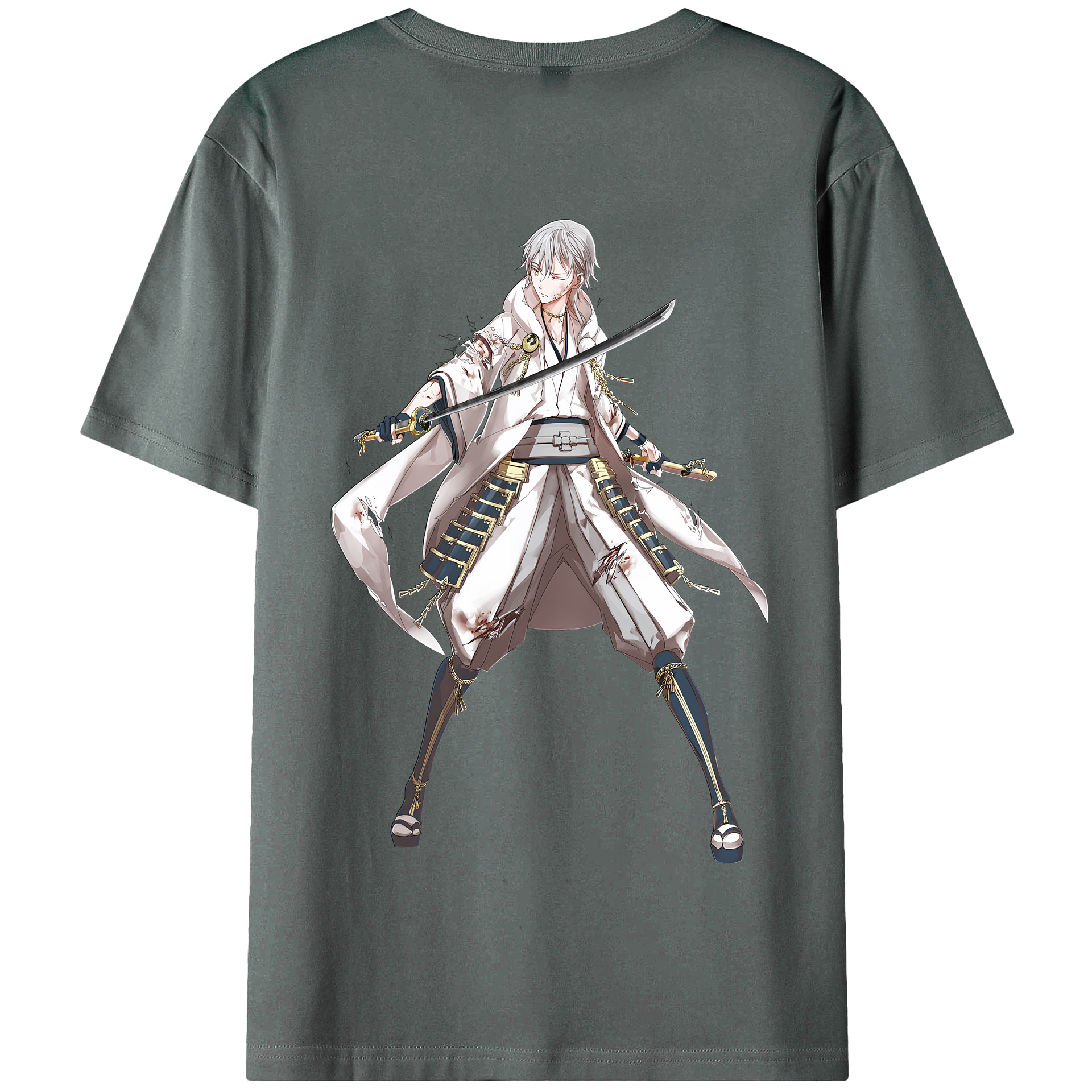 （画像用） 刀剣乱舞 Touken Ranbu 綿100％半袖Tシャツ（背面プリント）